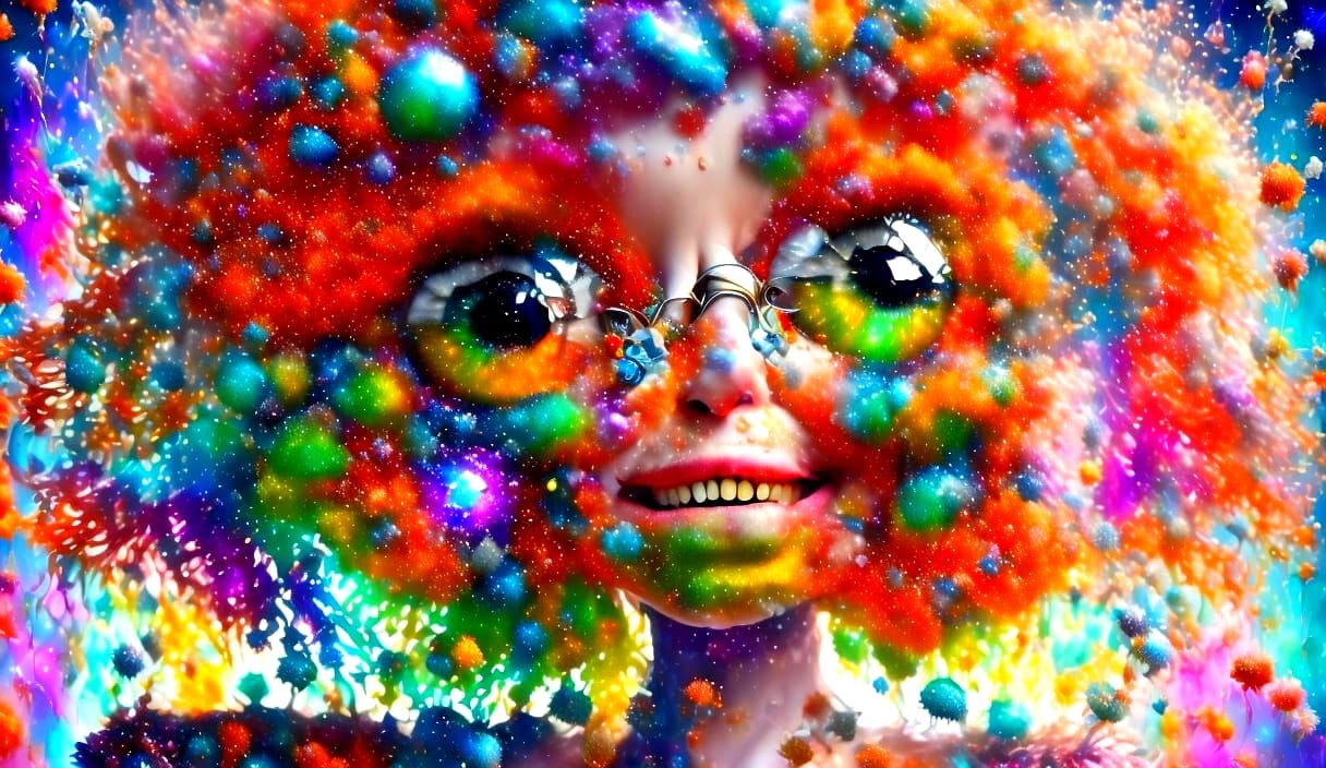 Whimsical Mad Scientist in a Gadget-Filled Laboratory