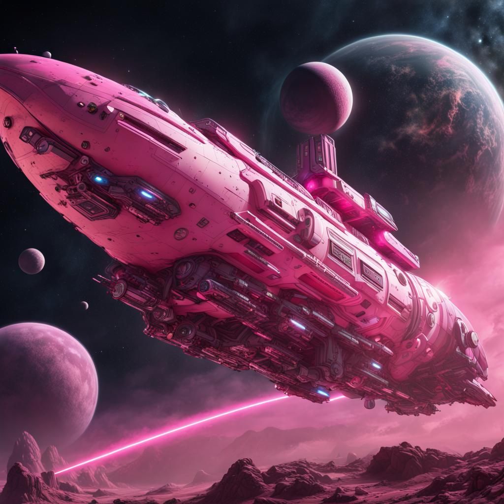 Pink sci-fi
