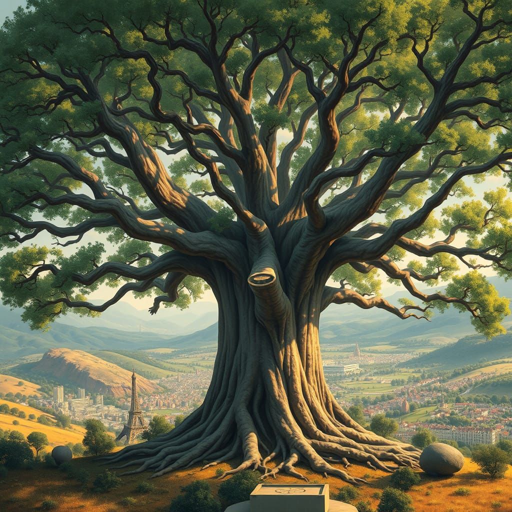 Majestic Baobab Tree Spans Europe