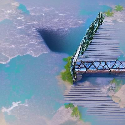 AI Image of a Bridge to Nowhere