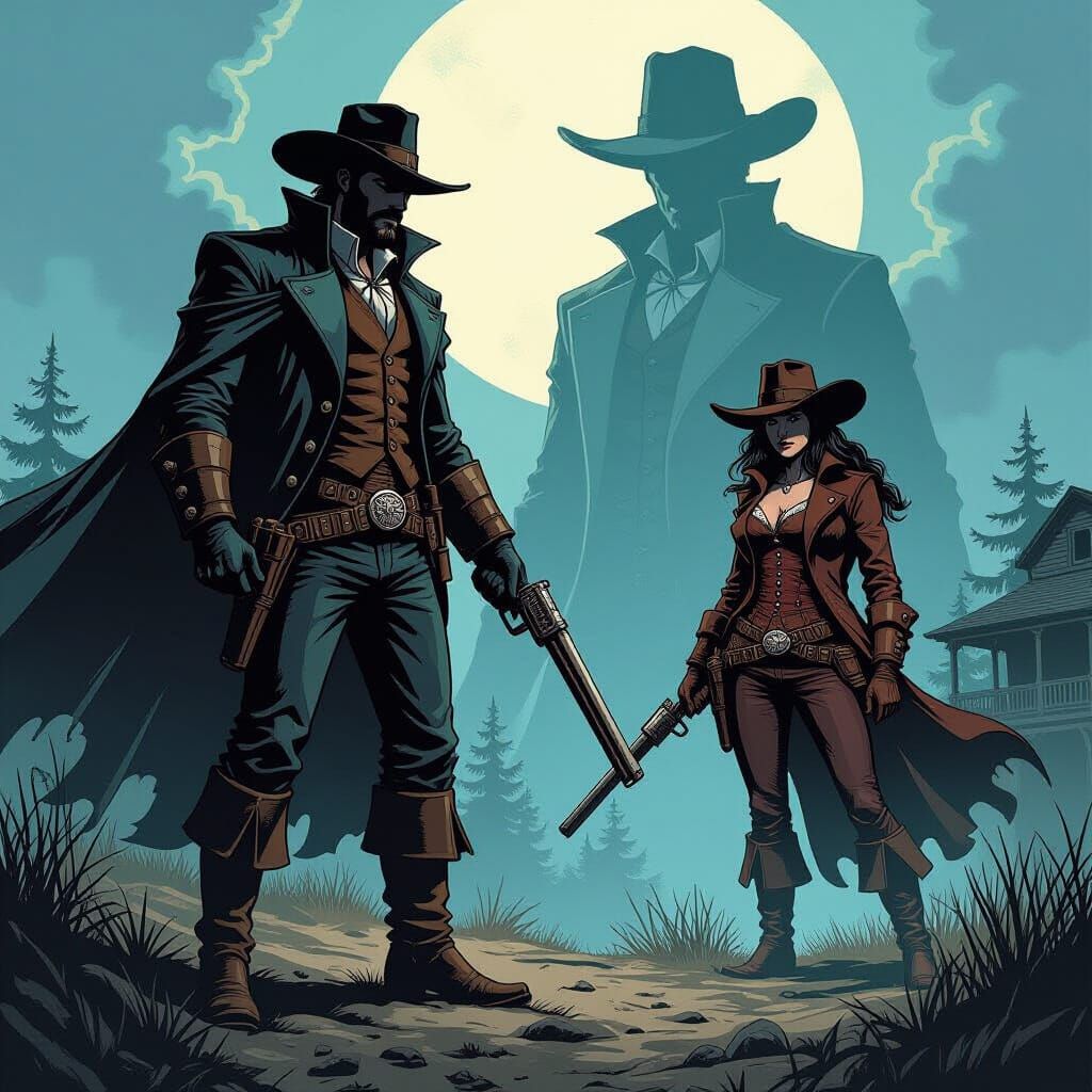 Van Helsing and Jonah Hex Investigate Spectral Outlaw