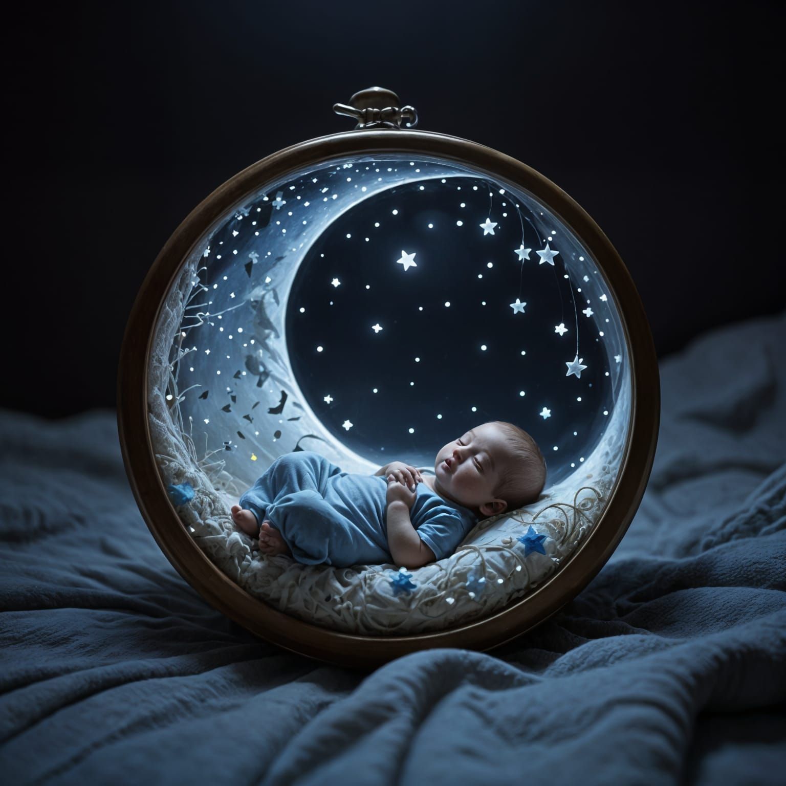 A Lullaby Image Generated by AI