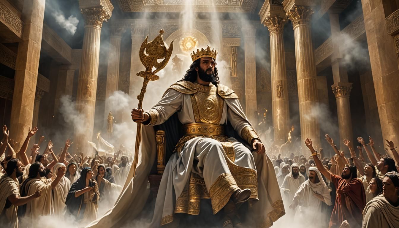 King Solomon and the Divine Light at Jerusalem Temple