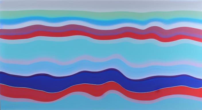 Abstract Colorfield Painting in Rothko Style