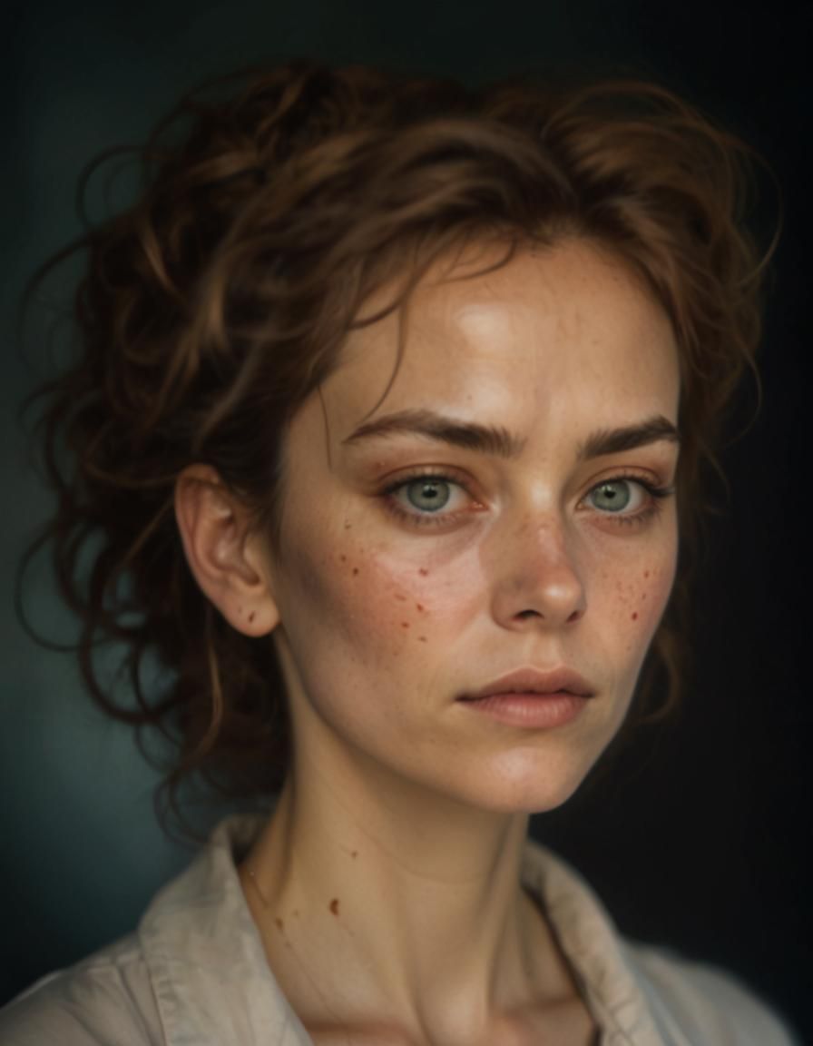 Hyperdetailed Portrait of a Woman in Digital Art Style