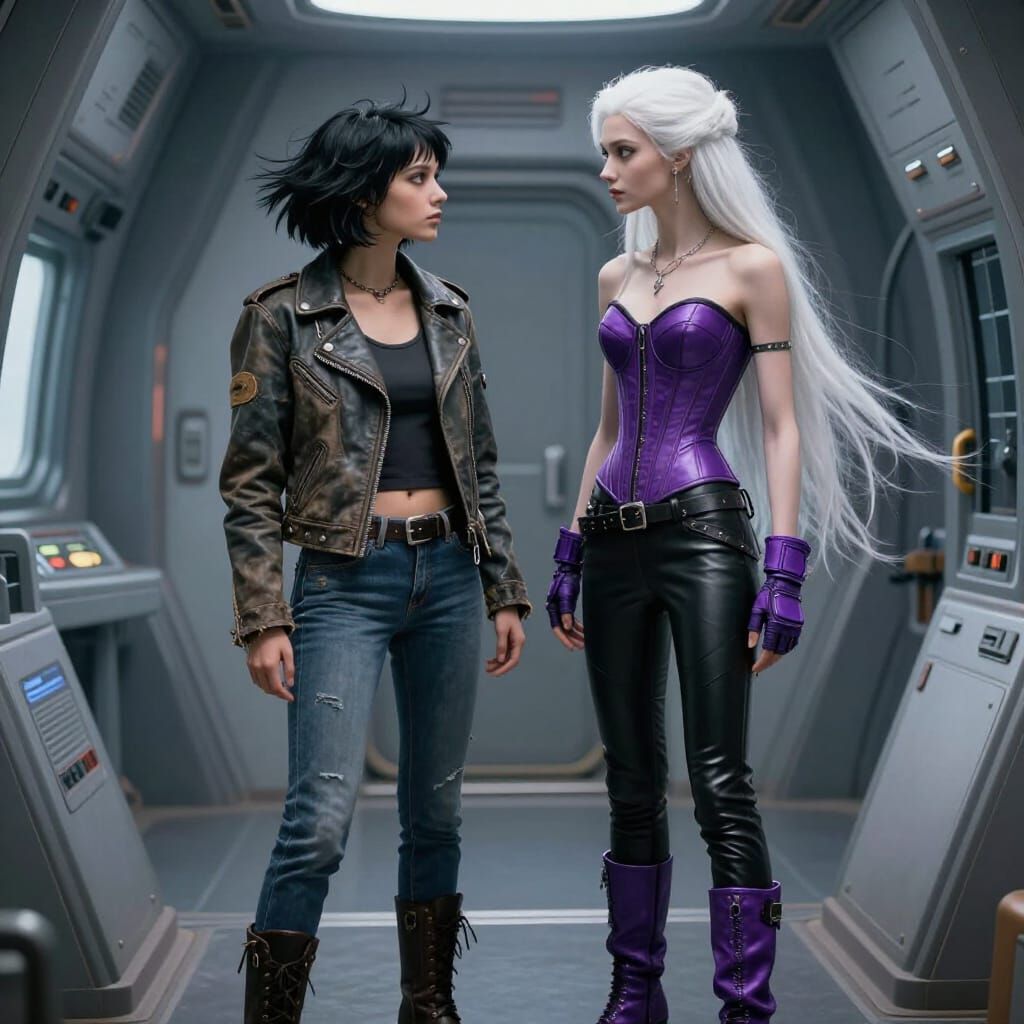 Alien Biker Mom Revealed to Daughter in Sci-Fi Scene