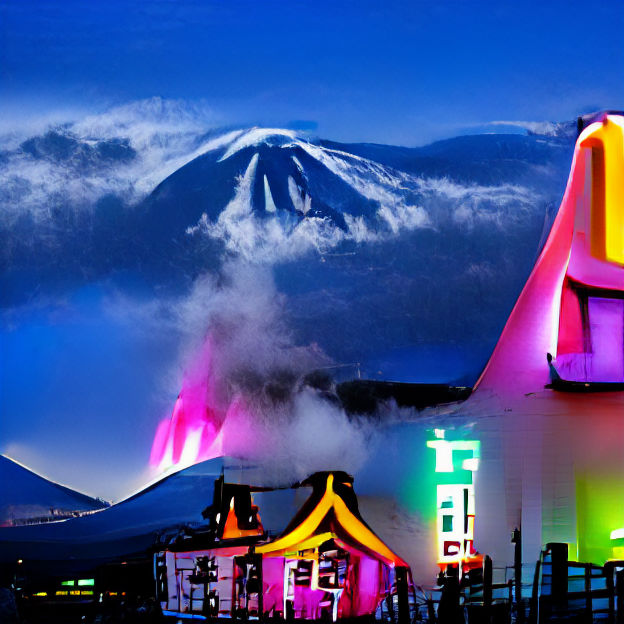 Majestic Mount Fuji Behind Ancient Castle