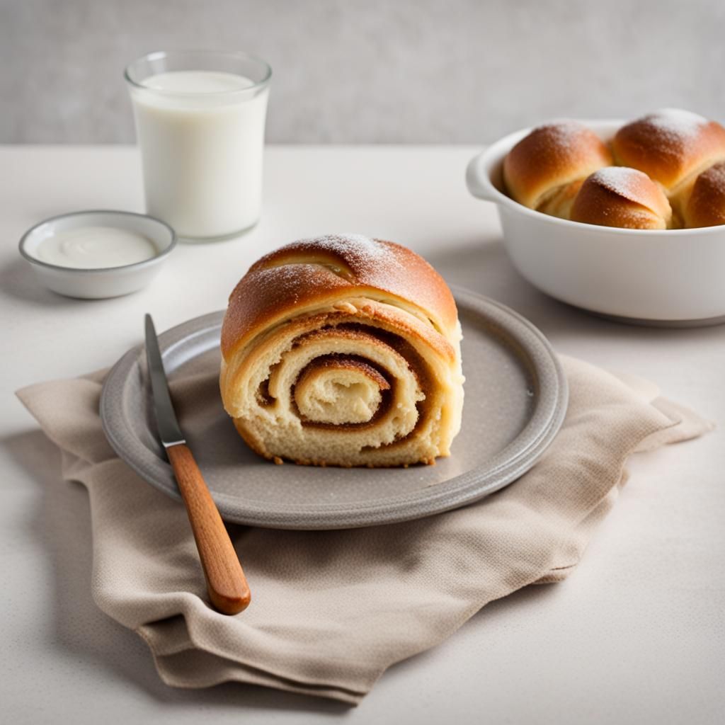 Delicious Smooth Cinnamon Roll