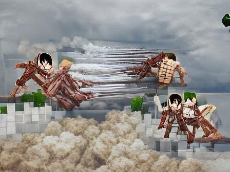 Stylized Attack on Titan Image