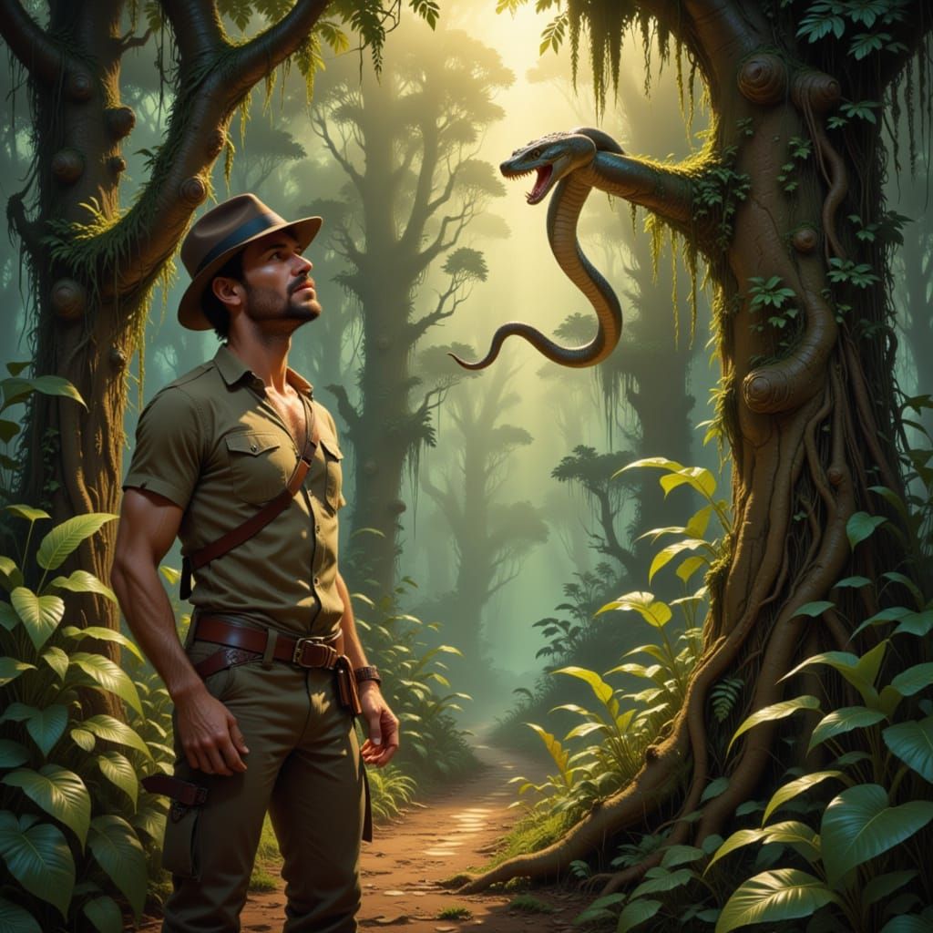 Indiana Jones Faces His Fear of Snakes