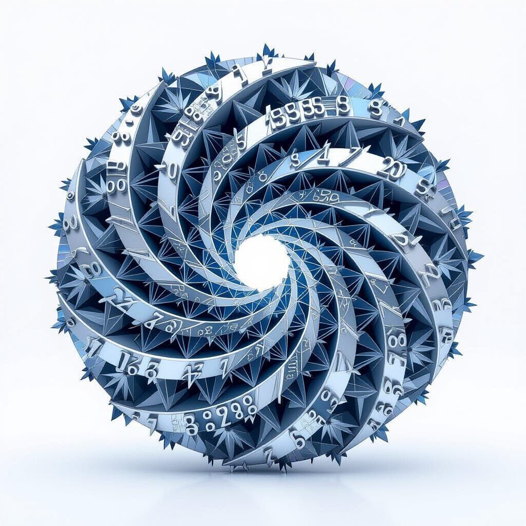 Origami Factorial of 52: Infinite Mathematical Vortex