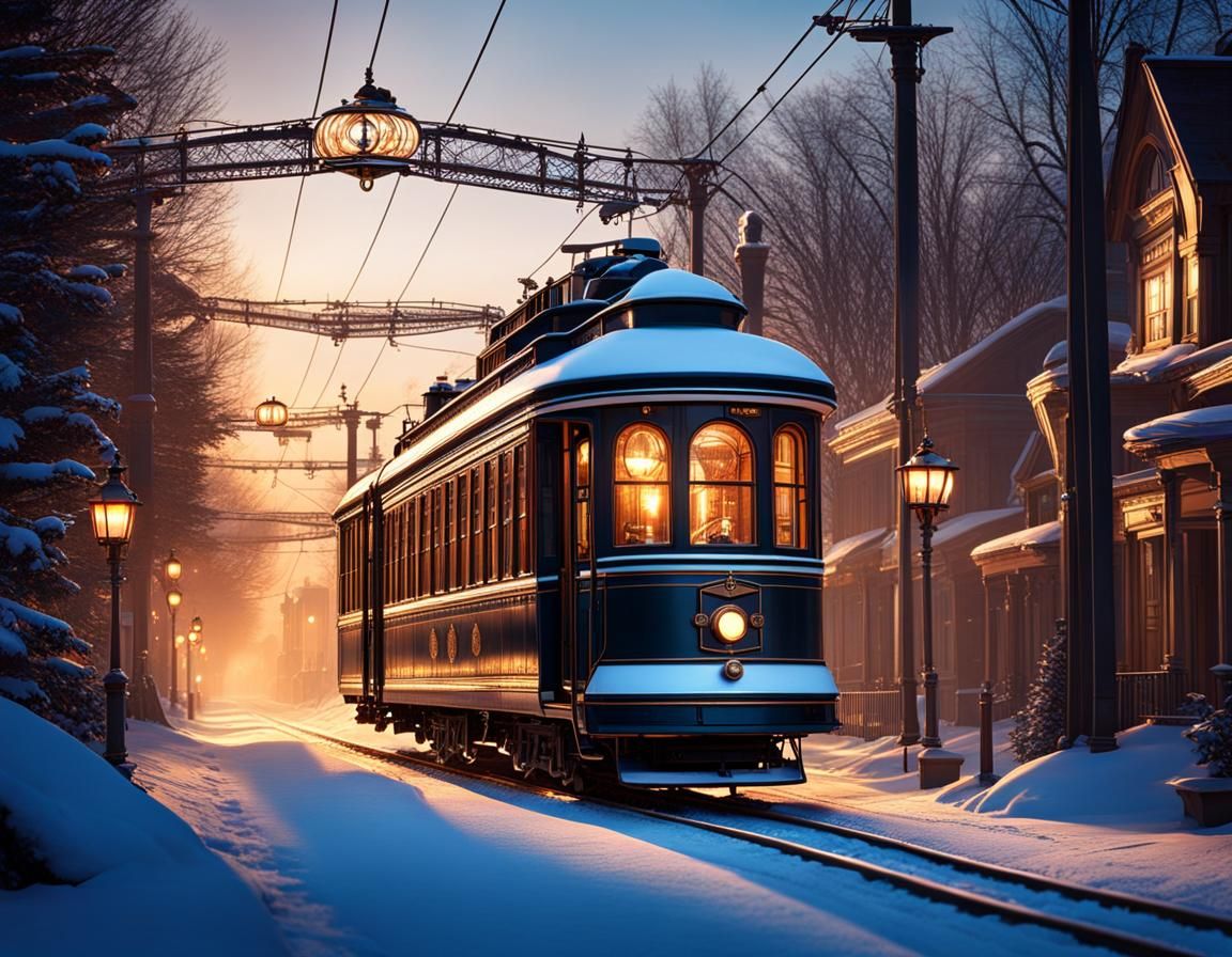 Steampunk Winter Wonderland Streetcar Suburb