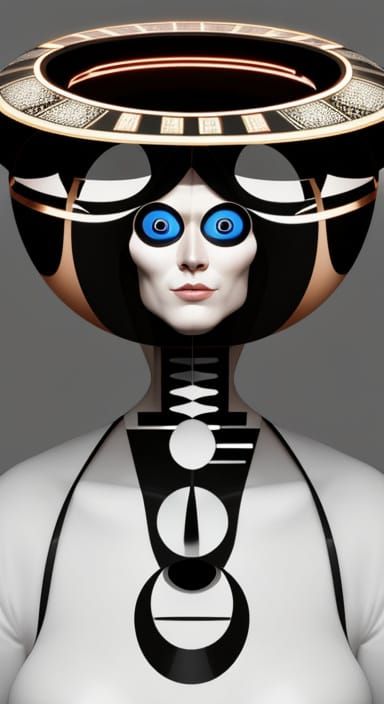 Symmetrical Human Form in Perfect Proportion