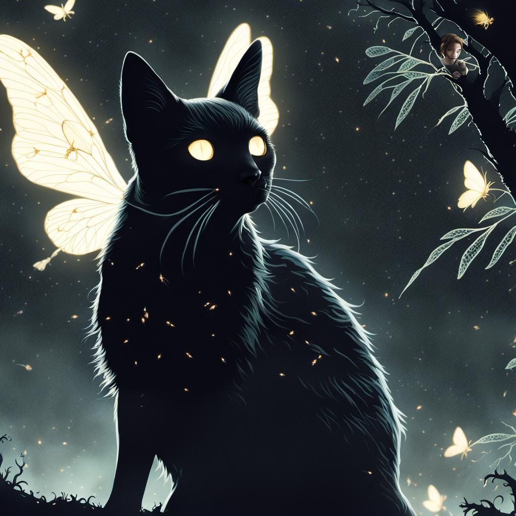 Ethereal Being in Mystical Forest: Fantasy Concept Art