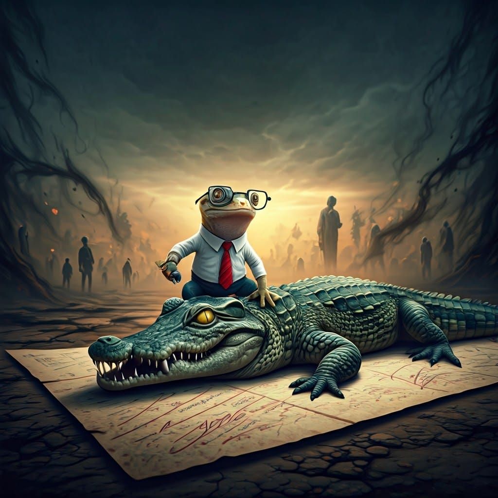 Determined Bureaucrat Triumphs Over Defeated Judicial Crocod...