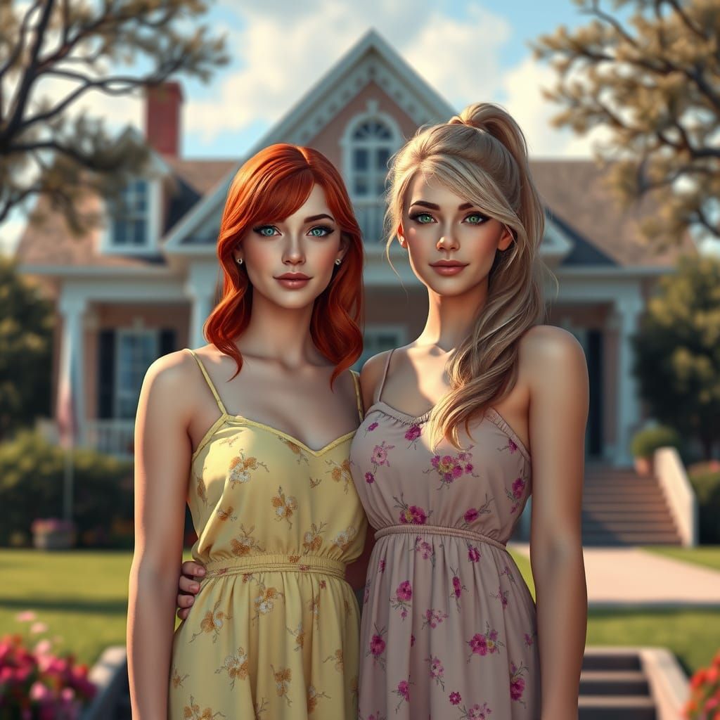 Fantastical Sorority Sisters in Dreamy Setting
