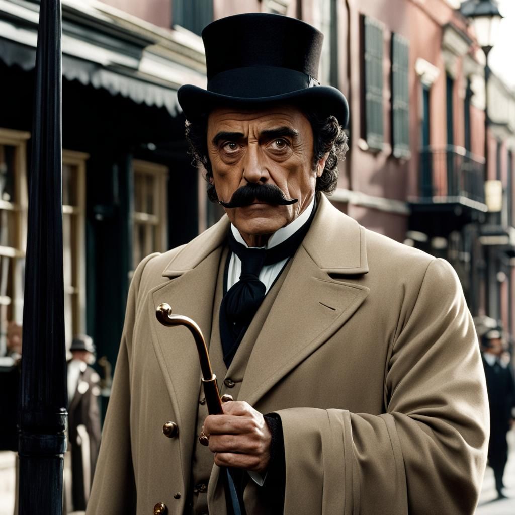 Doctor Watson in New Orleans: Digital Portrait