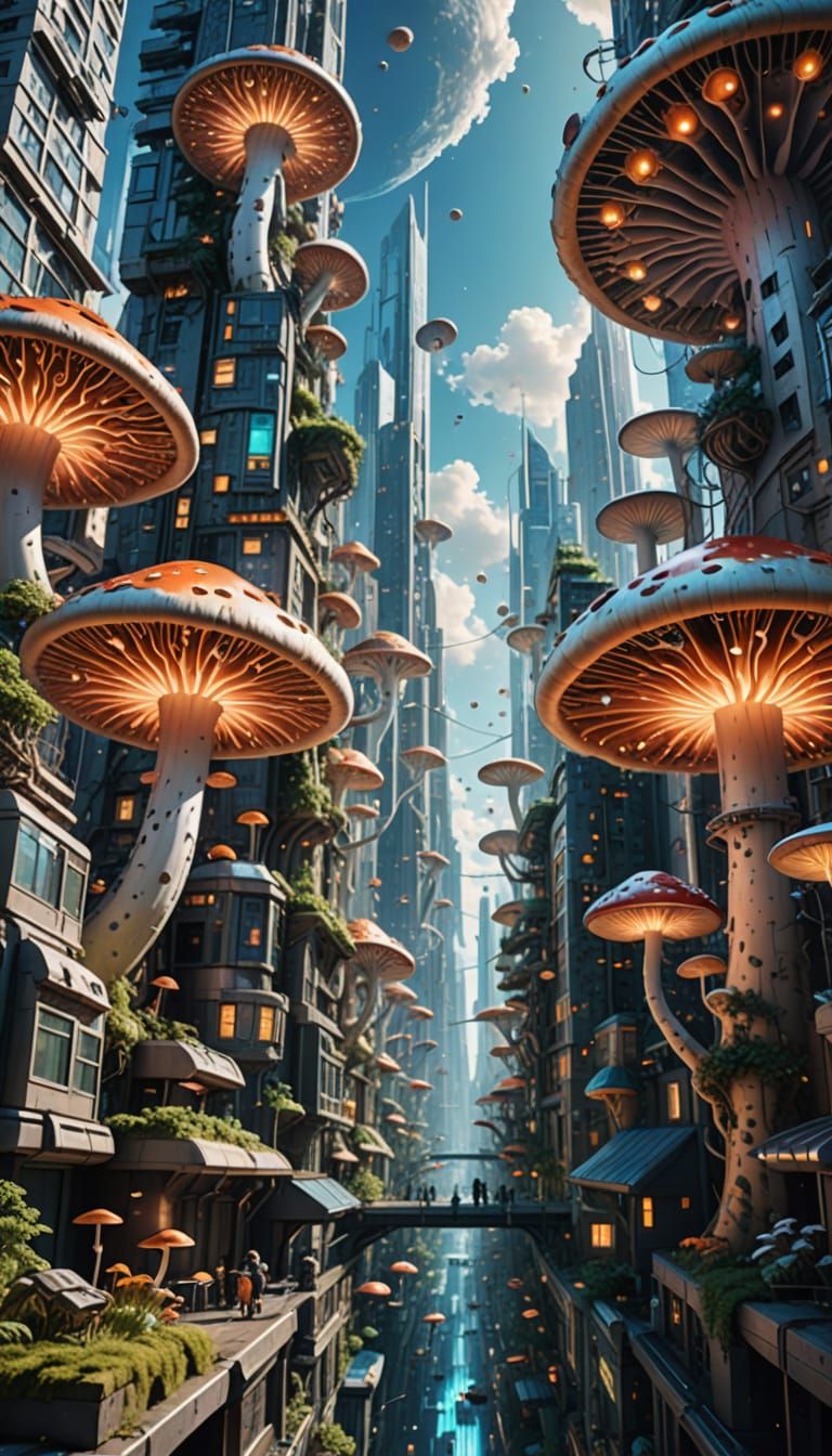 Cities of Luminous Dreams: Futuristic Metropolis