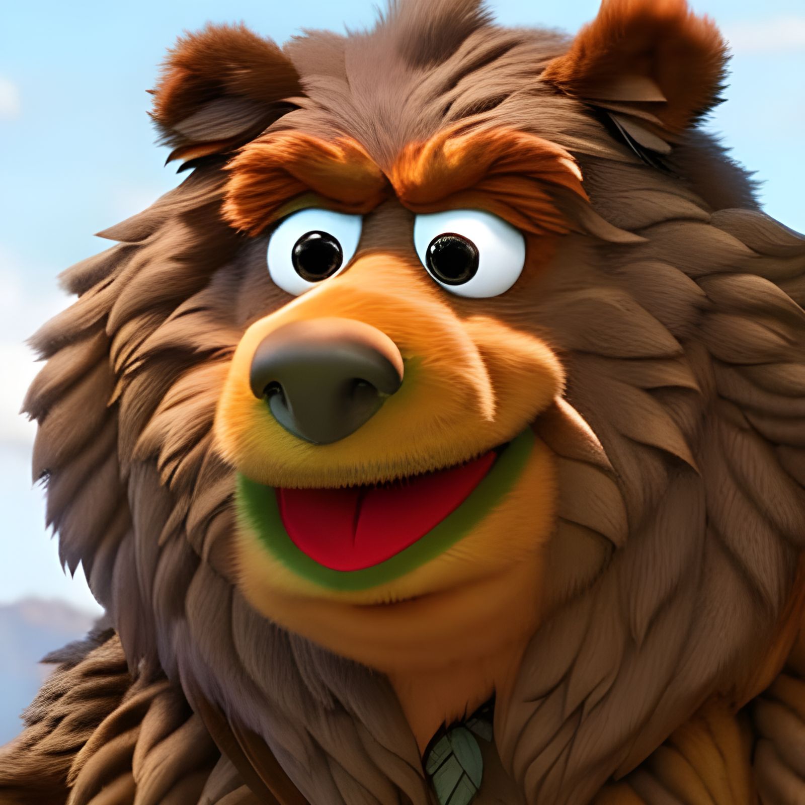 Fozzy Bear as Inigo Montoya: Digital Illustration