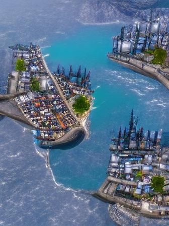 Port City at The Edge of The World