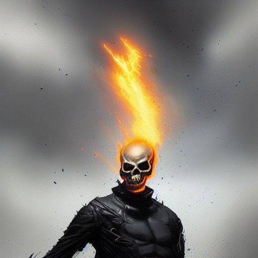 Sinister Ghost Rider by Rutkowski