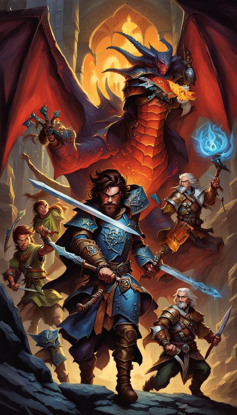 Dungeons & Dragons Illustration
