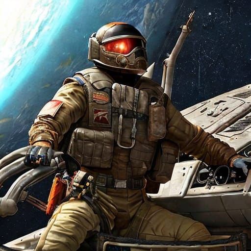 Zero-G Repairs on a Distant Exoworld