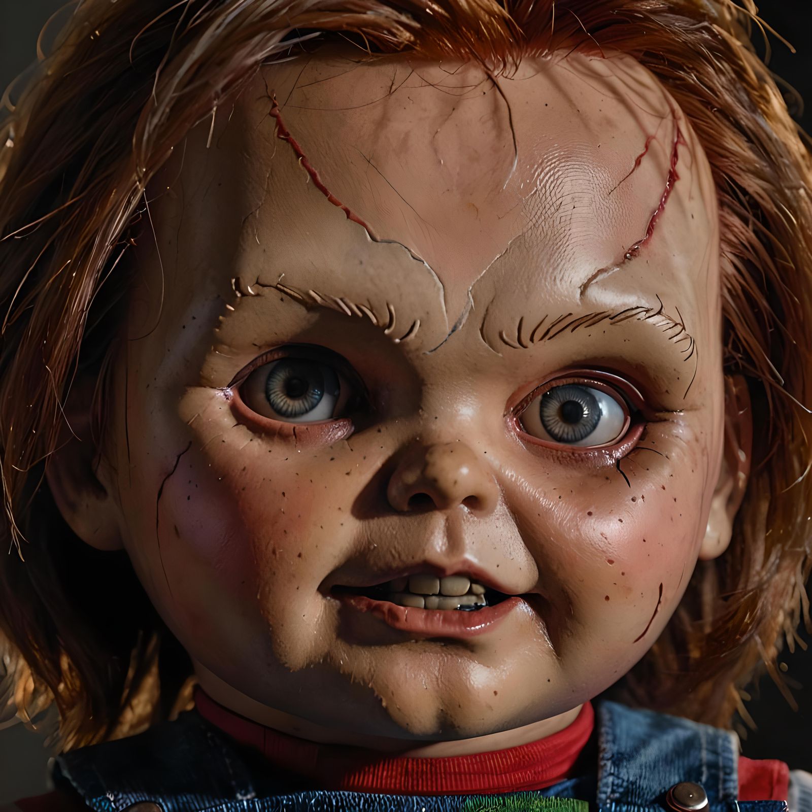 Hyperrealistic and Scary Chucky Doll