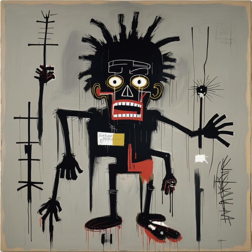 Grimdark Neo-Expressionist Street Art