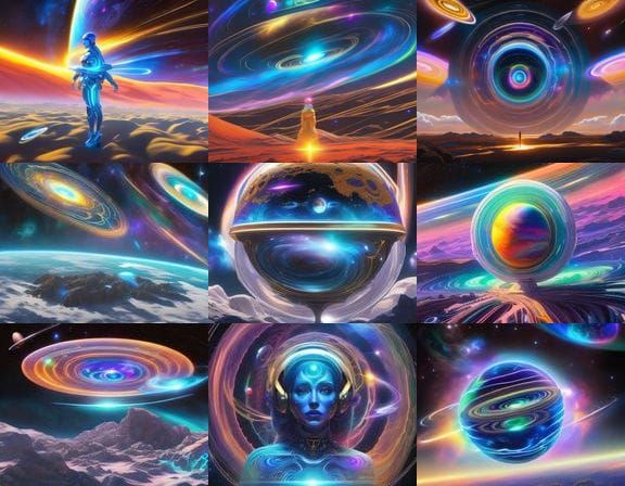 Cosmic Astral Illustration of Soul Origin Visit