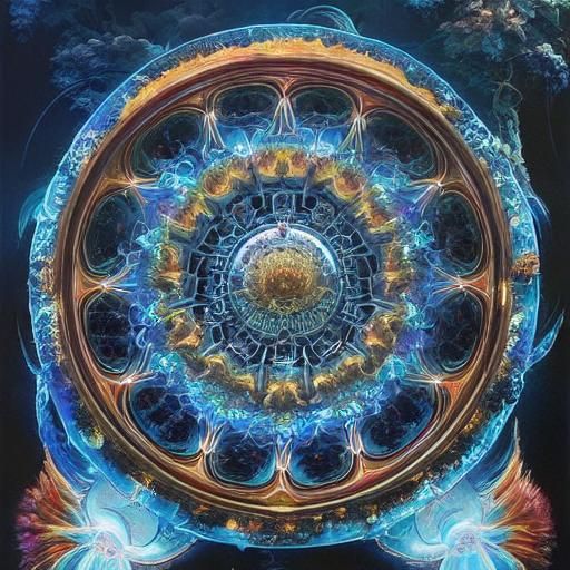 Fiery Ruby Rose: a Maximalist Photoillustration