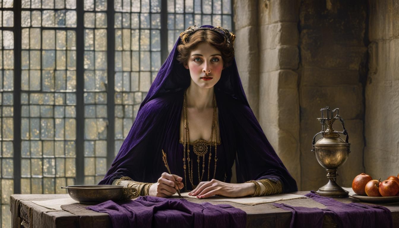 Morgan Le Fay: Vintage Photography Portrait