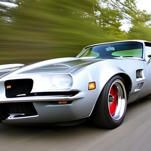 Pontiac Firebird in Professional Photography Style