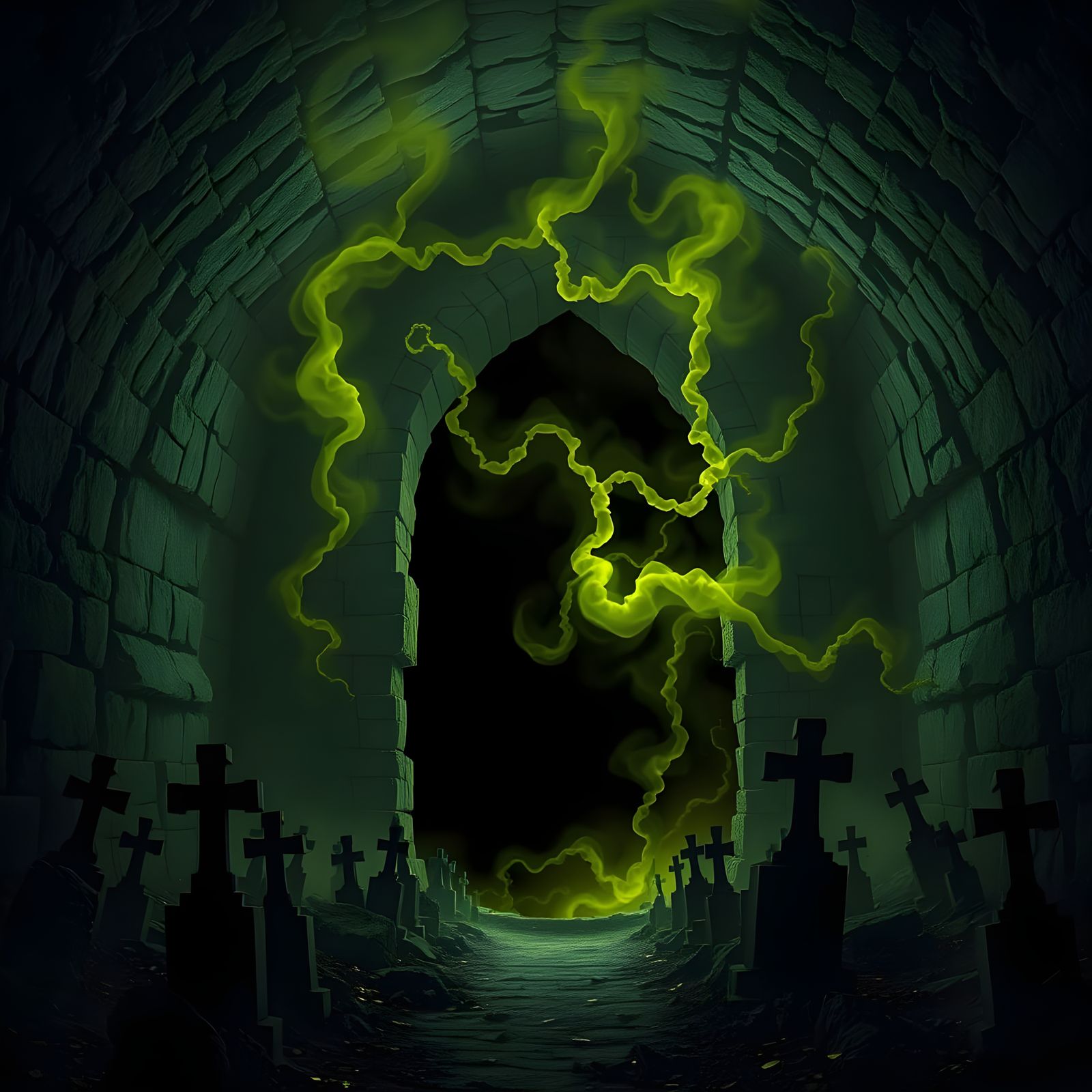 Dark Crypt Reveals Hidden Terrors in a Maelstrom of Color