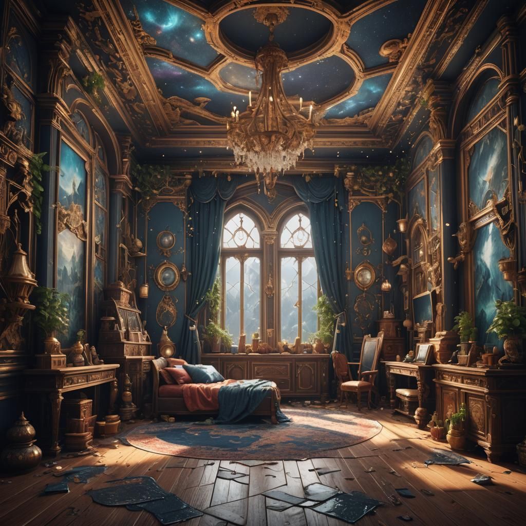 Fantastical Dream Room Concept Art