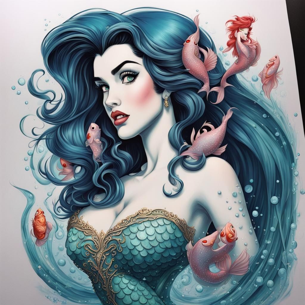 Elvis and Ariel Fusion: Underwater Fantasy