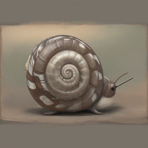 AI Generated Snail Shell Image