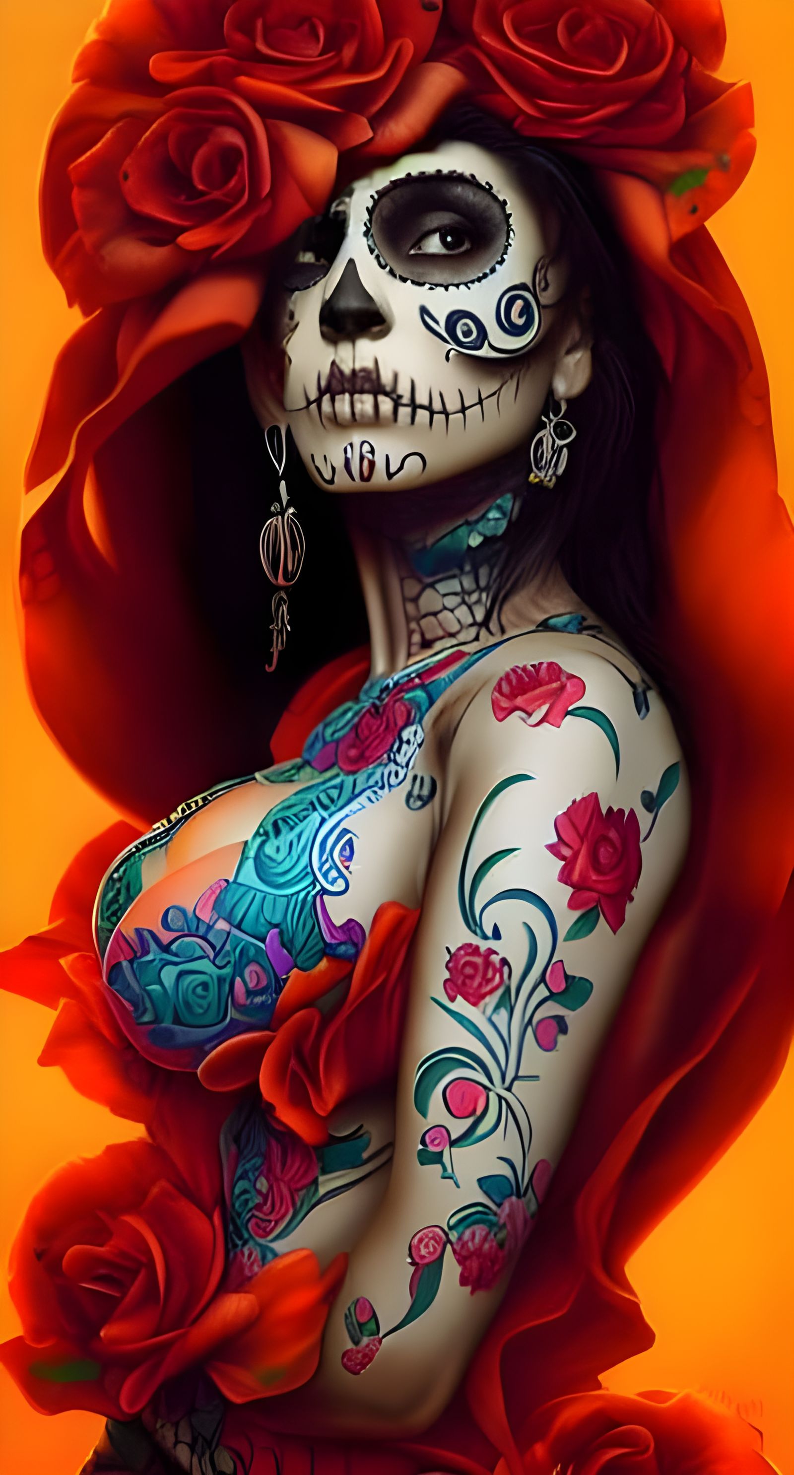 La Catrina Sugar Skull: Day of the Dead Goddess