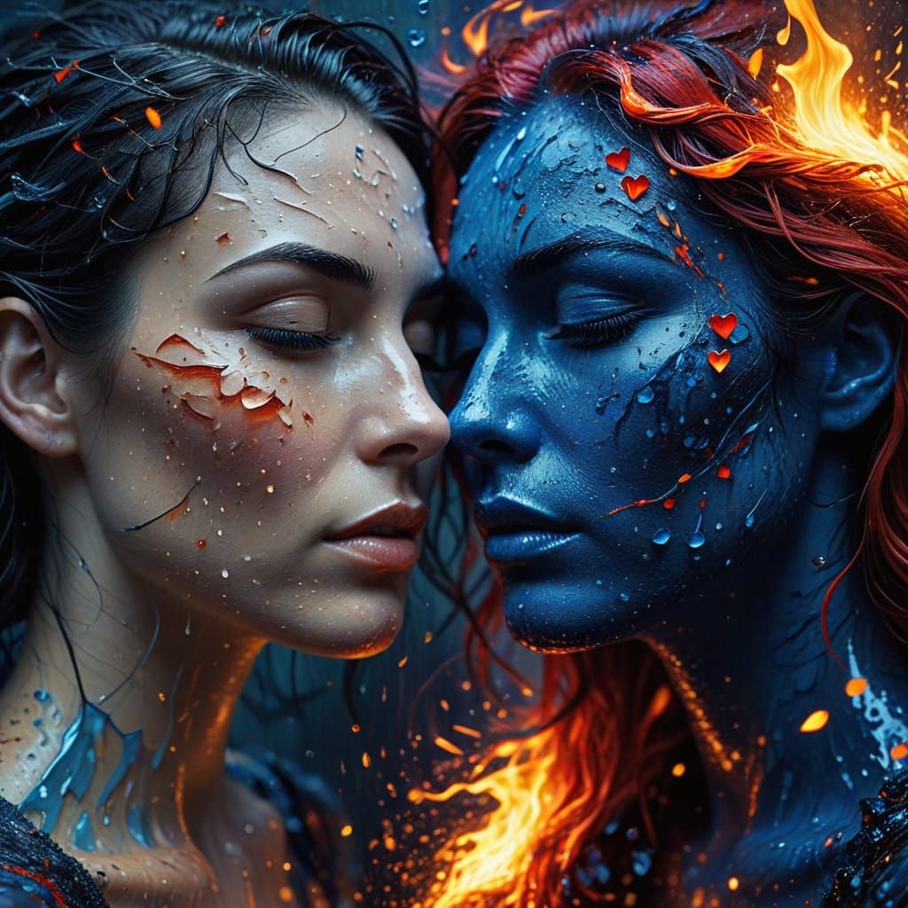Emotional Galaxy: A Surreal Portrait of Inner Feelings