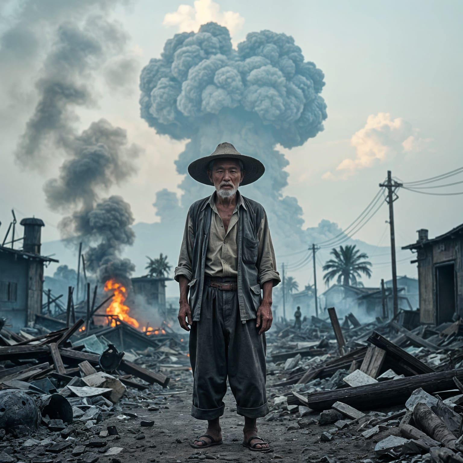 Vietnamese Farmer Survives Nuclear Aftermath