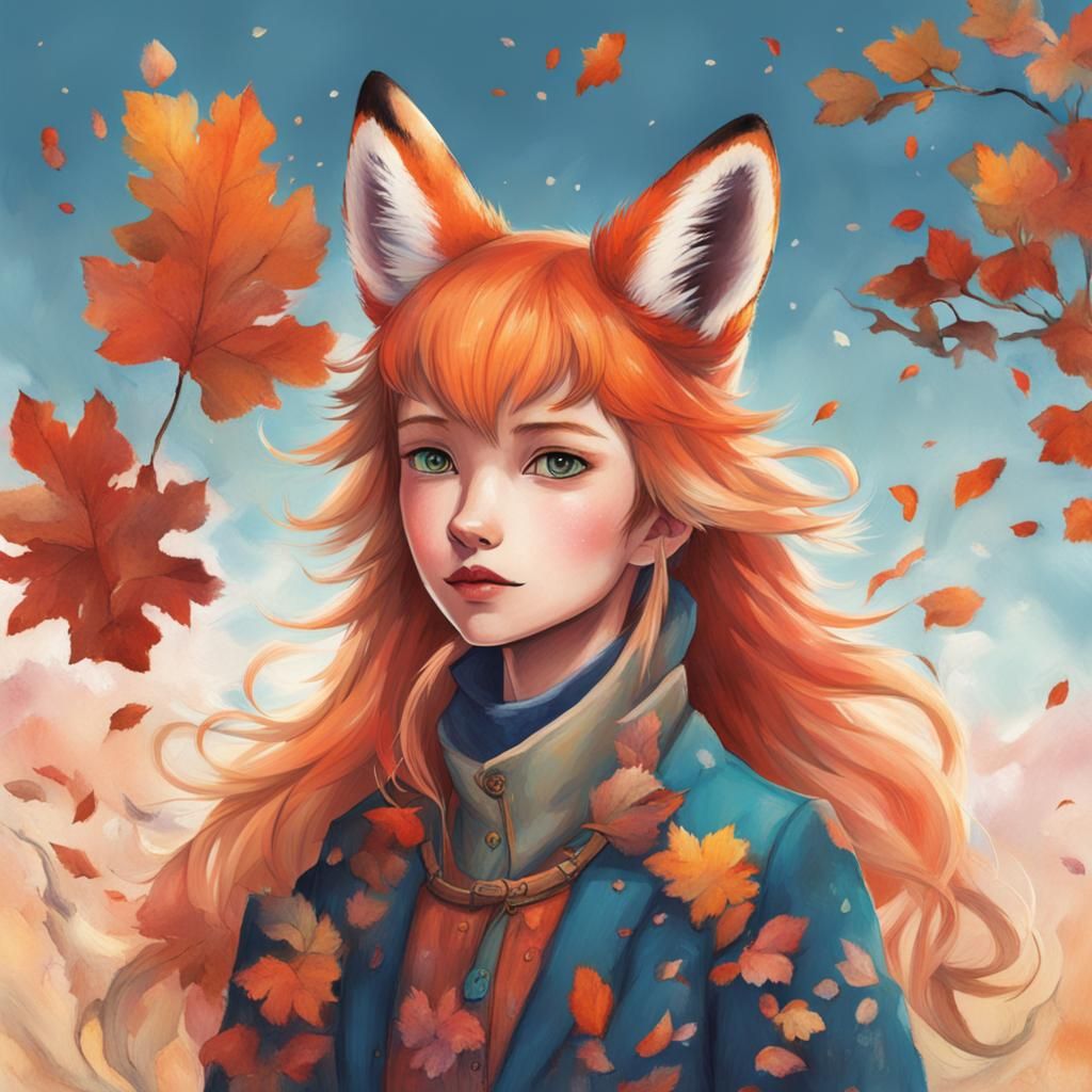 Stylized Fox Girl Image