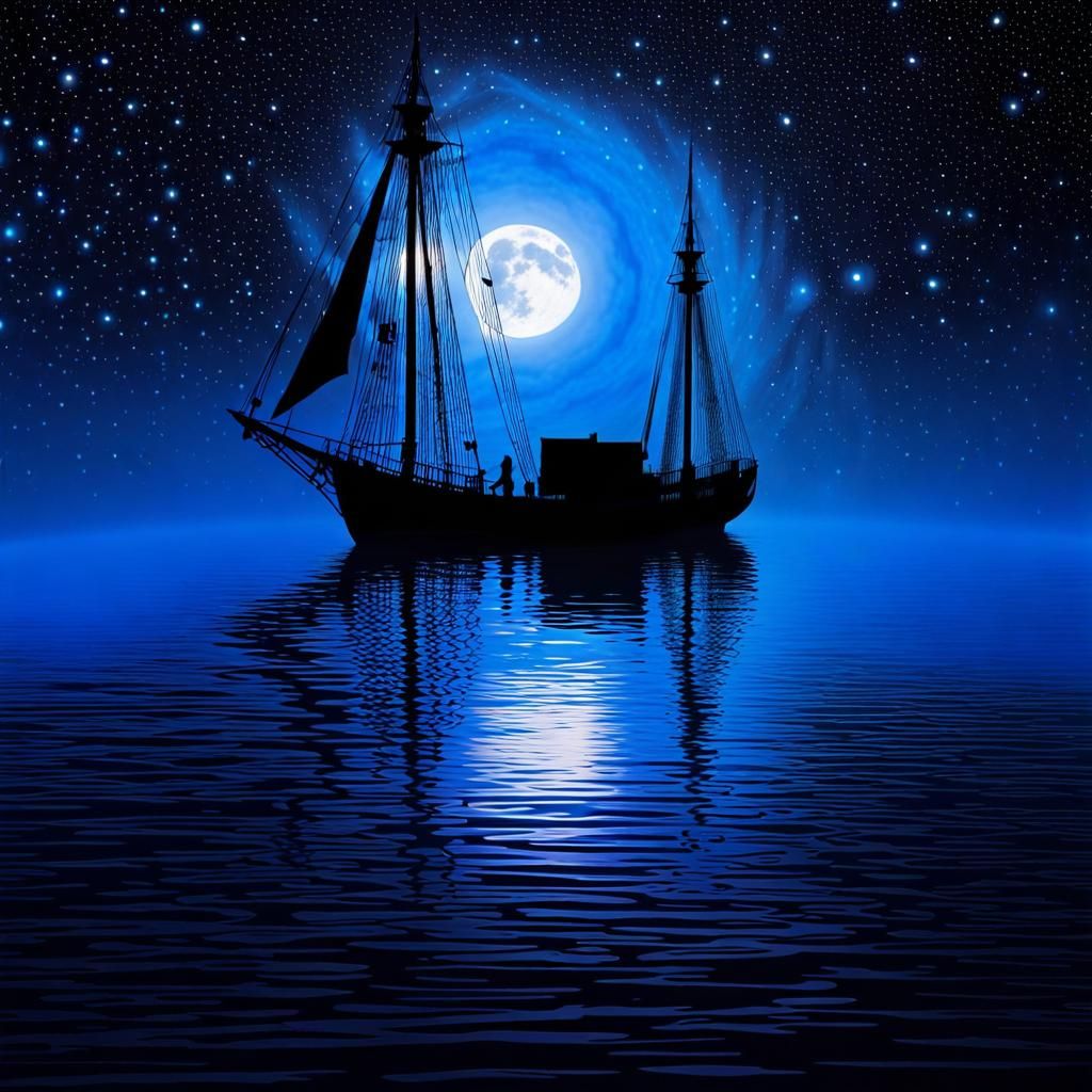 Boat in the Moonlight