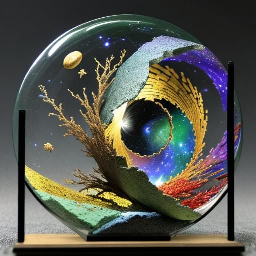 Photorealistic 3D Spiral Galaxies with Mirror Shards