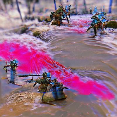 Image of War Generated by Artificial Intelligence