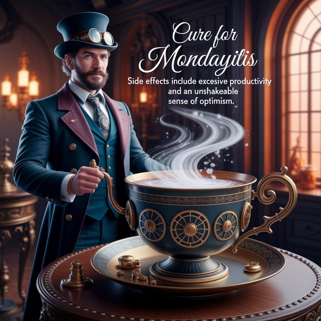 Steampunk Inventor Reveals Cure for Mondayitis in a Whimsica...