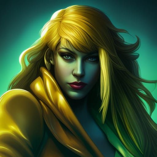 Faye Valentine Hyperrealistic Portrait in 8k Resolution