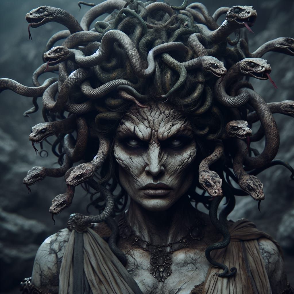 Medusa: Intimidating Gorgon of Greek Mythology