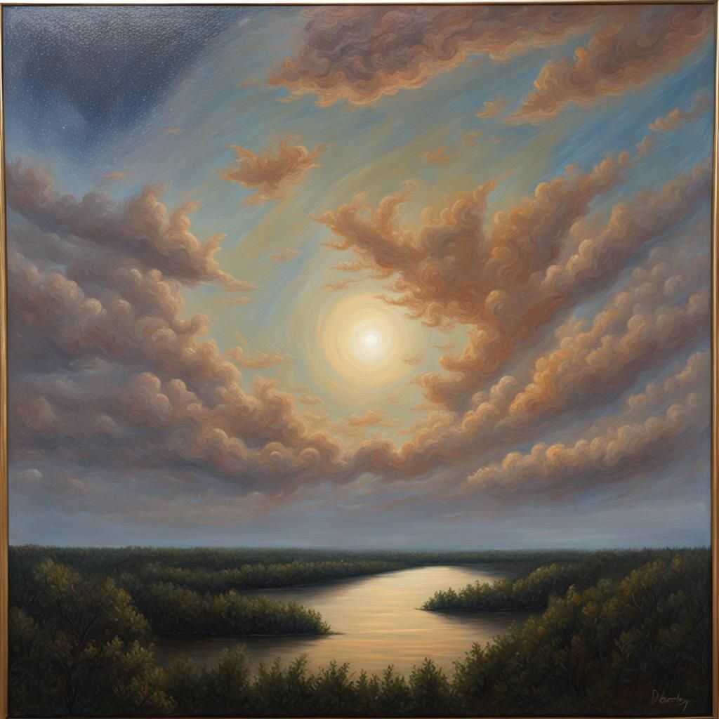 Jupiter Ascending: An Impasto Oil Painting