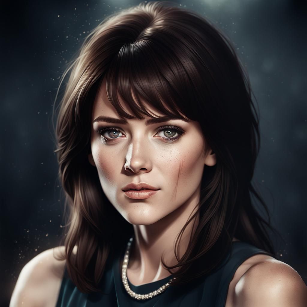 Hyperrealistic Portrait with Volumetric Lighting in 8K