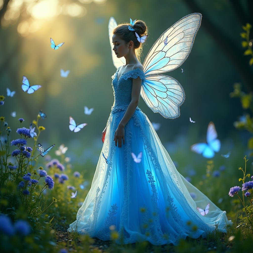 Fairy in blue